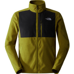 The North Face Ανδρική Ζακέτα Fleece με Κουκούλα και Φερμουάρ Χακί NF0A3YG5-KTI