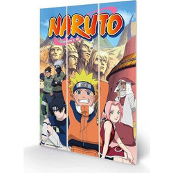 NARUTO - The Hidden Leaf Village - Wood Print 20x29.5cm