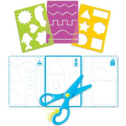 Learning Resources Σετ Χαρτοκοπτικής & Σχεδίασης Σχημάτων από 3+ ετών LER 5568