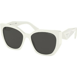 Prada PR19ZS 1425S0 Γυναικεία Γυαλιά Ηλίου Πεταλούδα Κοκάλινα Λευκά με Μαύρο Polarized Φακό