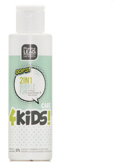 Pharmalead 2 In 1 Bubble Fun Παιδικό Φυτικό Σαμπουάν & Αφρόλουτρο 100ml