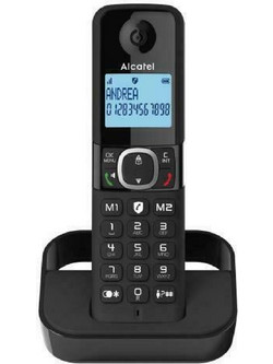Alcatel F860 Ασύρματο Τηλέφωνο με Ανοιχτή Ακρόαση Μαύρο