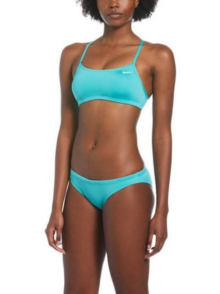 Nike Αθλητικό Γυναικείο Μαγιό Bikini Set Γαλάζιο NESSA211-339