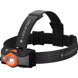 Ledlenser MH7 Πορτοκαλί Επαναφορτιζόμενος Φακός Κεφαλής Εργασίας Led IP54 600lm