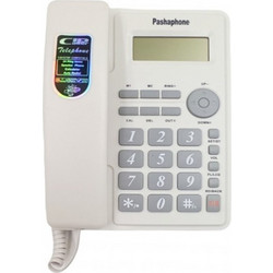 KX-T8203 KX-T8203CID Ενσύρματο Τηλέφωνο με Ανοιχτή Ακρόαση για Ηλικιωμένους Λευκό