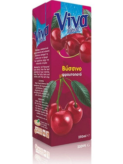 ΧΥΜΟΣ VIVA ΒΥΣΣΙΝΟ ΦΡΟΥΤΟΠΟΤΟ 250ml