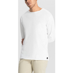 DSTREZZED Newman Heavy Slub Jersey μπλουζα λαιμοκοψη λευκο 100% Βαμβάκι κανονικη γραμμη