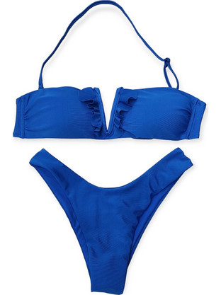Μπικίνι σετ μονόχρωμο RAZIE DONNA 118 BLUE EAN: 4919212048
