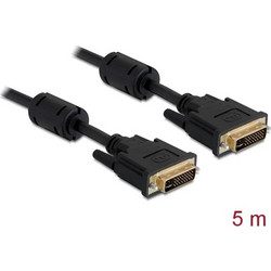 DELOCK DVI CABLE M/M 5.0m DVI-I 24+5 83113
