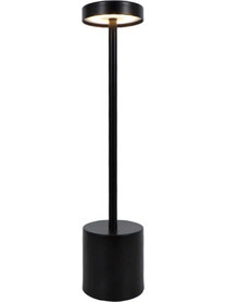 InLight 3035 Πορτατίφ Αφής LED με Μπαταρία Μαύρο Φ8xΥ34cm