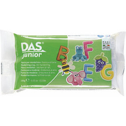 Πηλός Das Junior Λαχανί 100gr χειροτεχνίας (Στεγνώνει με τον Αέρα) Air Dry Modelling Clay Bar 349316