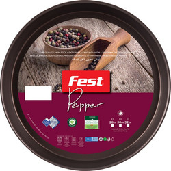 Fest Pepper Στρογγυλό Ταψί Φούρνου Αλουμινίου Αντικολλητική Επίστρωση 28cm