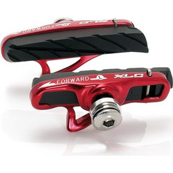 XLC Cartridge Road brake shoes BS-R06 set of 4, 55mm, red/black