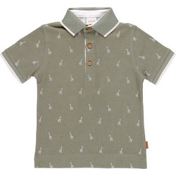 Boboli Παιδικό Polo Κοντομάνικο Χακί 734060-9756