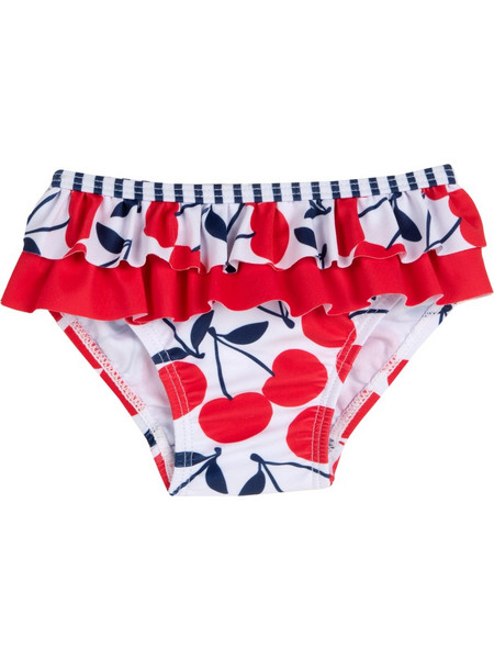 Chicco Βρεφικό Μαγιό Bottom για Κορίτσι Λευκό Κόκκινο 07186-037