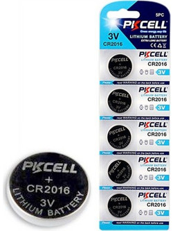 Pkcell CR2016 5τμχ