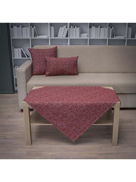 Τραπεζοκαρέ 140x140 Cotone Valia 73 Κόκκινο