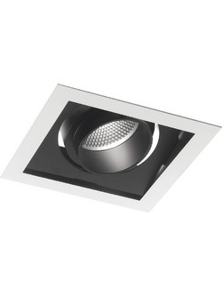 Φωτιστικό Γραφείου Χωνευτό Apollo LED 45W 3000K 4500Lm Αλουμίνιο Μαύρο Intec