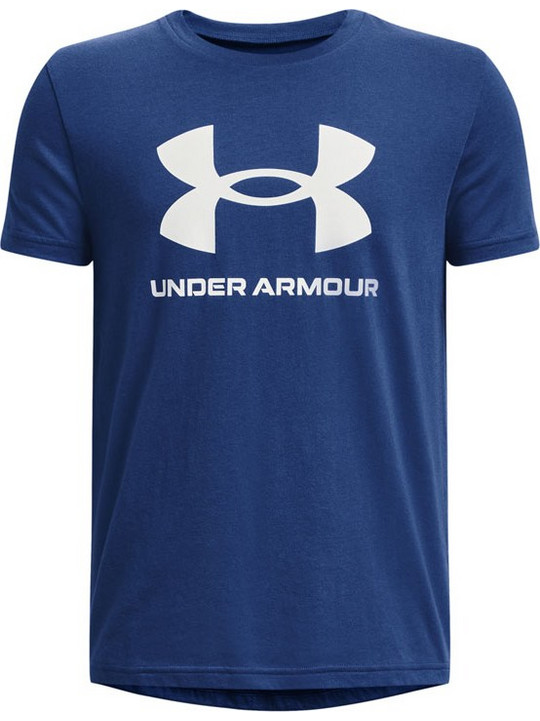 Under Armour Sportstyle Logo Παιδικό T-Shirt Κοντομάνικο Navy Μπλε 1363282-471