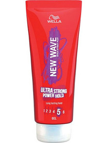 Wella New Wave Gel Μαλλιών Ανδρικό Πολύ Δυνατό Κράτημα 200ml