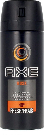 Αποσμητικό AXE Musk Ανδρικό Αποσμητικό Spray 48h 150ml