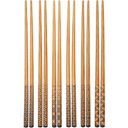Tescoma 1005990 Chopsticks από Μπαμπού 6 Σετ με θήκη για 6 τμχ Nikko