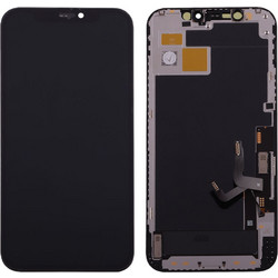 IPHONE 12 PRO/IPHONE 12 ΟΘΟΝΗ + TOUCH + LENS JK INCELL BLACK