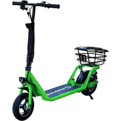 Manta E-Scooter Flinston 10 Ηλεκτρικό Πατίνι 25km/h Max Ταχύτητα και 30km Αυτονομία Μαύρο Πράσινο