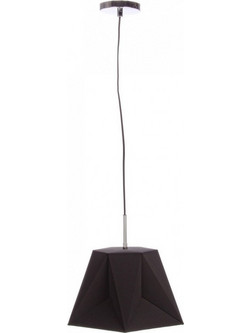 Bizzotto Esagono Black Κρεμαστό Φωτιστικό Οροφής Μονόφωτο E14 Μαύρο