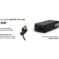 Hantol Φορτιστής Laptop 30W 19V 1.58A με Ενσωματωμένο Καλώδιο Τροφοδοσίας NBP02