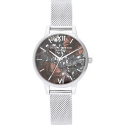 Olivia Burton Celestial Γυναικείο Ρολόι με Ασημί Μεταλλικό Μπρασελέ OB16GD23