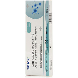 Sejoy Τεστ Αντιγόνου Covid-19 & Γρίπης A/Β 1τμχ