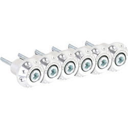 Βιδα νικελ 6mm RCB (RACING BOY) πλατυ κεφαλι με πατουρα 6τεμ/σετ