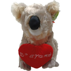 ΛΟΥΤΡΙΝΟ ΒΑΛΕΝΤΙΝΟΥ ΚΟΑΛΑ IN LOVE WITH HEART 30 CM
