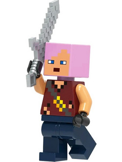 Συλλεκτική Φιγούρα Minecraft Zombie Hunter G0036 4,5 cm
