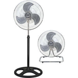 Crystal Home Air Metal Dual Ανεμιστήρας Δαπέδου Ορθοστάτης 80W