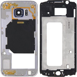 For Galaxy S6 / G920F Full Housing Cover (Front Housing LCD Frame Bezel Plate + Back Plate Housing Camera Lens Panel ) (Grey) (OEM)