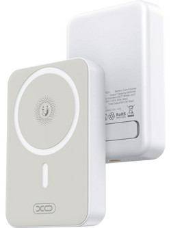 XO PR231 Magsafe Power Bank 10000mAh 20W με Θύρα USB-C Power Delivery & Quick Charge 3.0 White
