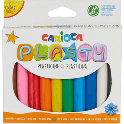 Carioca Plasteline Plasty 10 Χρώματα
