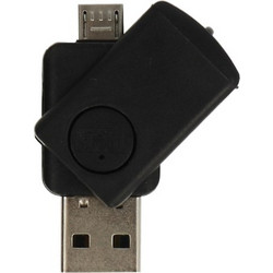 CR08 Card Reader OTG USB-A micro USB 2.0 για microSD