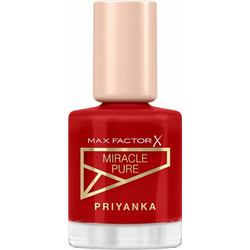 Max Factor Priyanka Miracle Pure Nail Polish 360 Daring Cherry Gloss Βερνίκι Νυχιών 12ml