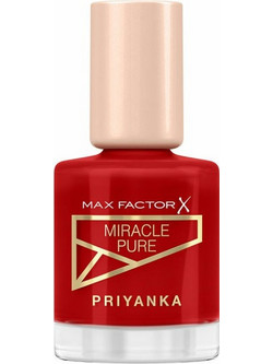 Max Factor Priyanka Miracle Pure Nail Polish 360 Daring Cherry Gloss Βερνίκι Νυχιών 12ml