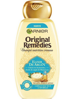 Garnier Fructis Original Remedies Elixir De Argan Σαμπουάν για Επανόρθωση για Ξηρά & Ταλαιπωρημένα Μαλλιά 300ml