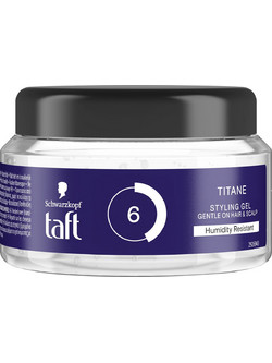 Schwarzkopf Taft Titanium 6 Gel Μαλλιών Ανδρικό 250ml