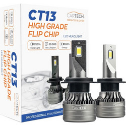 ΛΑΜΠΑ LED CT13 H7 SHORT 60W WHITE 6500K CARTECH 33602