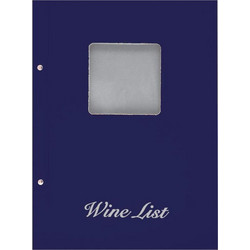 Next wine list με παράθυρο basic μπλε 23,5x32εκ