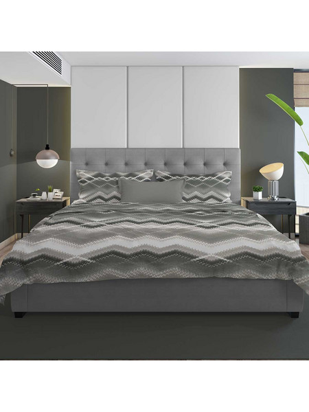 Dimcol Σετ Σεντόνια Υπέρδιπλα Βαμβακερά 220x240 Ίρις 338 3τμχ