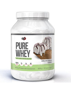 Pure Nutrition Pure Whey Vanilla Ice Cream Πρωτεΐνη Ορού Γάλακτος Γράμμωσης 908gr