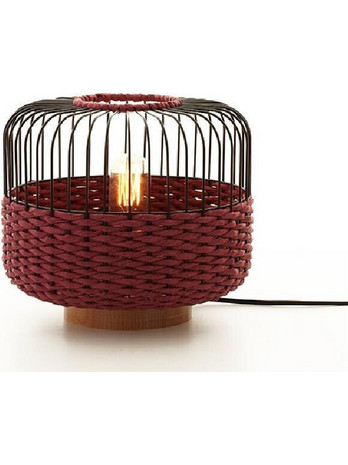 Sunlight ALISA-T-DR Πορτατίφ Ε27 Μαύρο Καφέ Φ27xΥ24cm