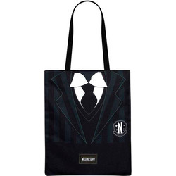 Wednesday Uniform Tote Bag (black) - KMN06014